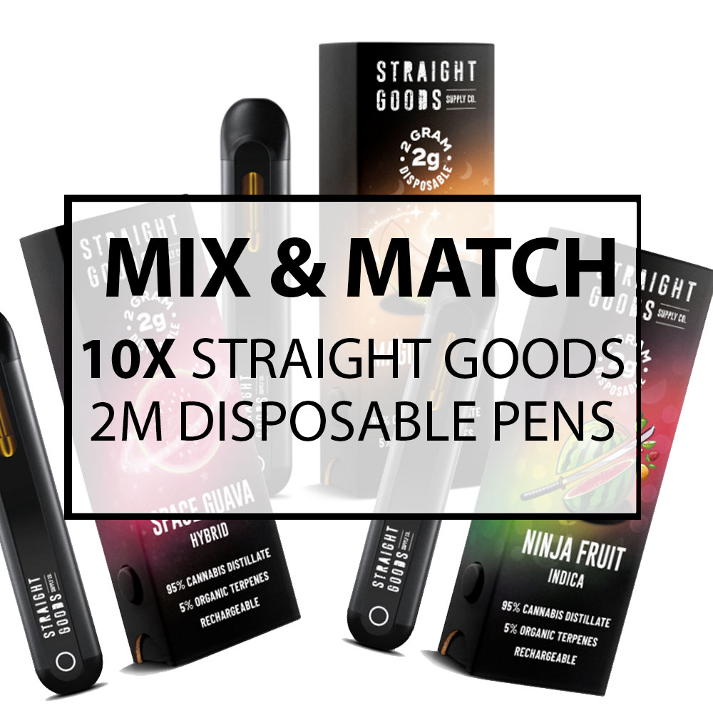 Buy Straight Good 2ML Disposable Pen Mix and Match : 10 at MMJ Express Online Shop