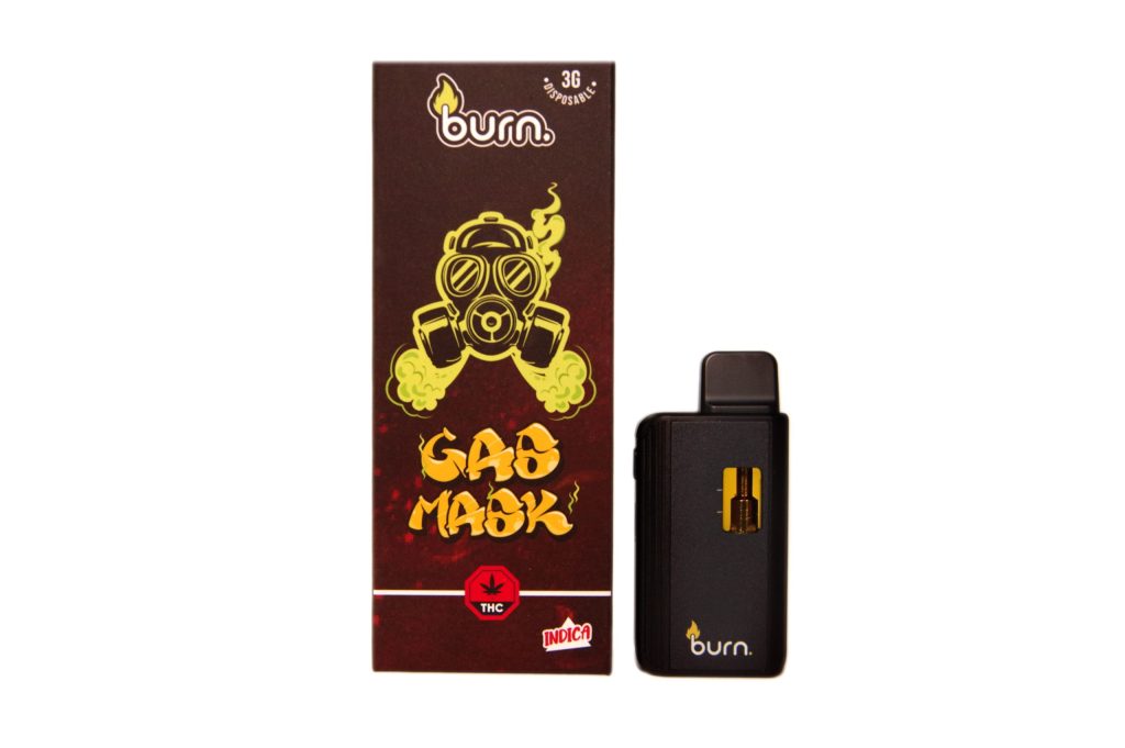 Burn Extracts – Gas Mask 3ML Mega Sized Disposable Pen (Indica)