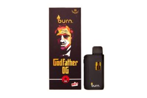 Buy Burn Extracts – Godfather OG 3ML Mega Sized Disposable Pen (Indica) at MMJ Express Online Shop