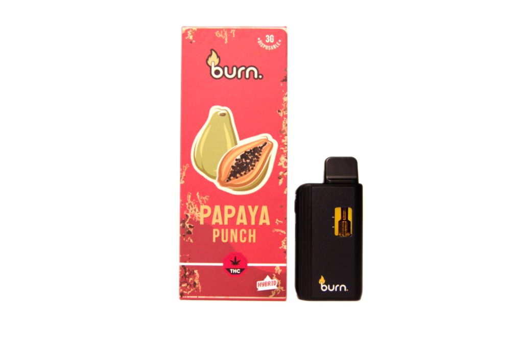 Buy Burn Extracts – Papaya Punch 3ML Mega Sized Disposable Pen (Hybrid) at MMJ Express Online Shop