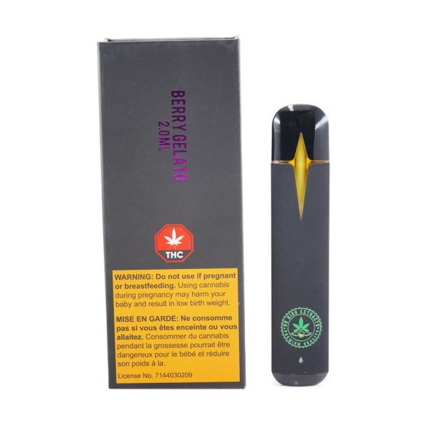 Buy So High Extracts 2G Disposable Pen - Berry Gelato (INDICA) at MMJ Express Online Shop