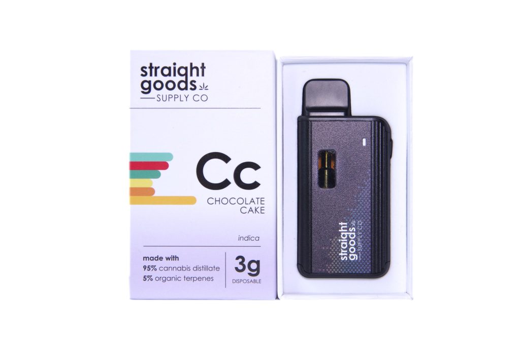 Buy Straight Goods - Chocolate Cake 3G Disposable Pen (Indica) at MMJ Express Online Shop