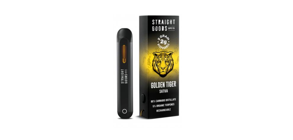 Are you a stoner dealing with a lack of focus and fatigue? If so, the Straight Goods - Golden Tiger 2ML Disposable Pen (Sativa) is a must-try vape pen. 