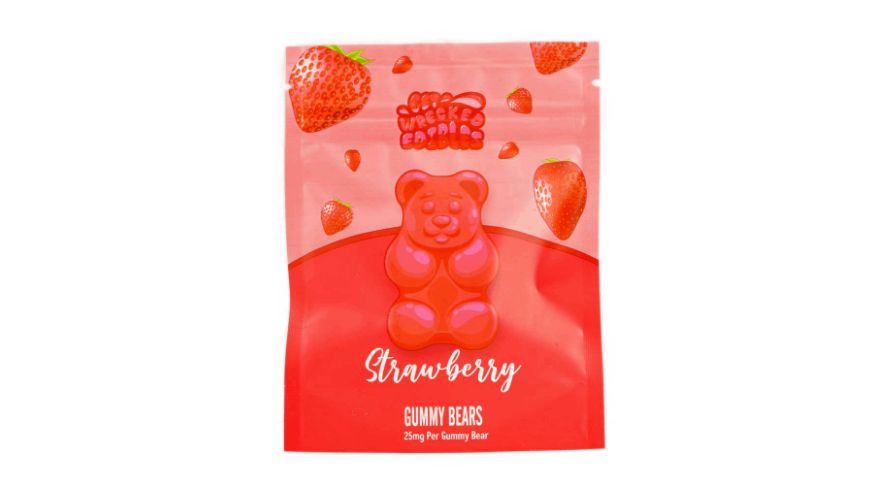 Calling all sweet-toothed stoners - Get Wrecked Edibles' Strawberry Gummy Bears are here to satisfy all of your sugary cravings! 