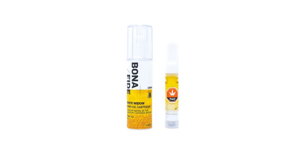 This cartridge contains 1000 mg of THC. That should last you a while. Try our Bonafide White Widow cartridge if you’re looking for the best honey oil in Canada. 