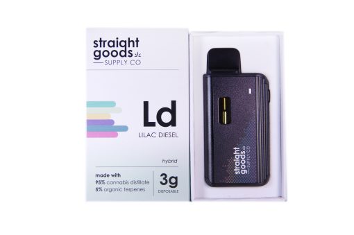 Buy Straight Goods - Lilac Diesel 3G Disposable Pen (Hybrid) at MMJ Express Online Shop