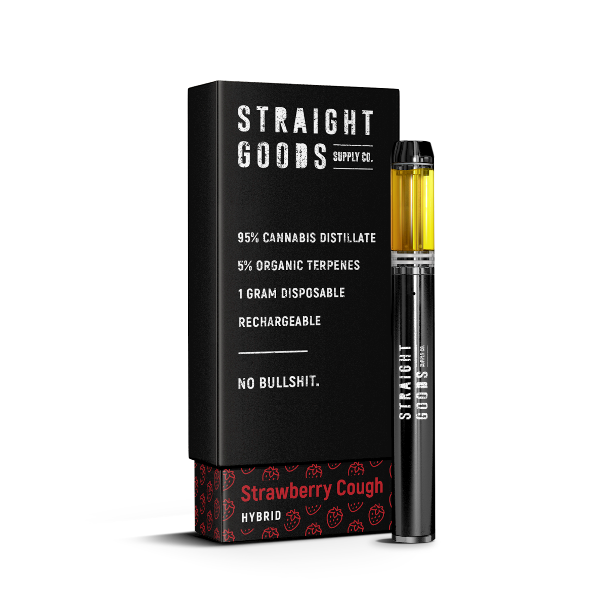 Buy Straight Goods - Strawberry Cough (Hybrid) Disposable Pen 1GR at MMJ Express Online Shop