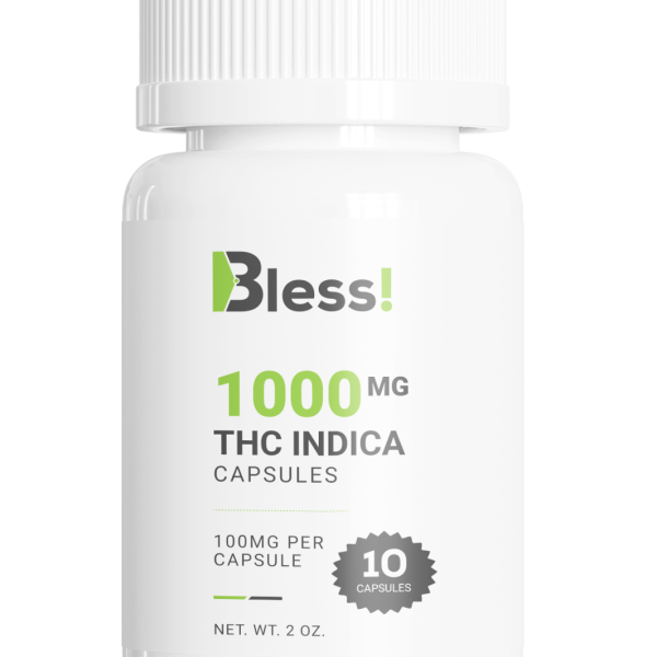 Buy Bless! - 1000MG THC Capsules (INDICA) at MMJ Express Online Shop