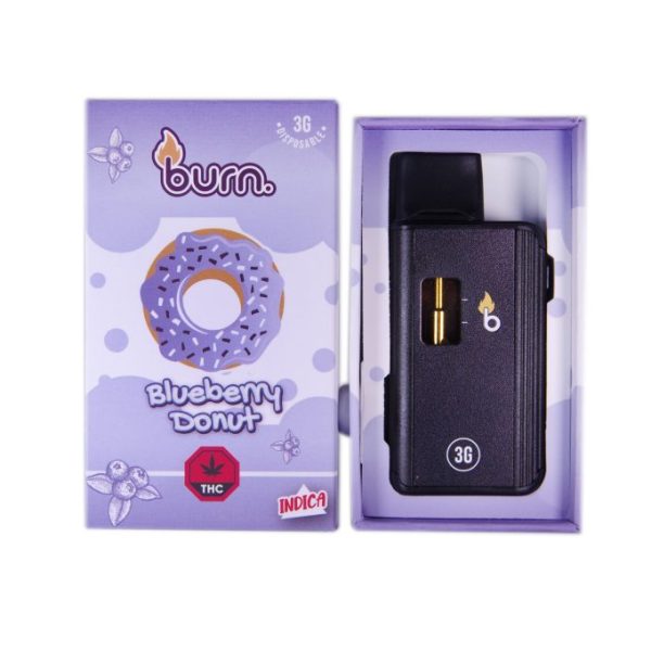 Buy Burn Extracts – Blueberry Donut 3ML Mega Sized Disposable Pen (Indica) at MMJ Express Online Shop