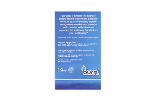 Buy Burn Extracts – Blue Dream Mega Sized Disposable Pen 2ML at MMJ Express Online Shop