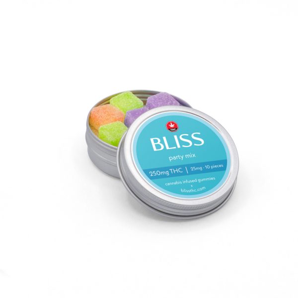 Buy Bliss – Cannabis Infused Gummies Party Mix 250MG THC at MMJ Express Online Shop