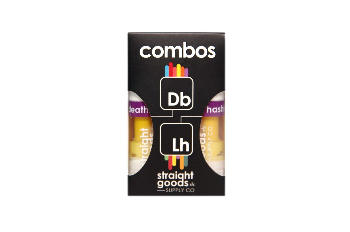 Buy Straight Goods – 2 In 1 Combo – Death Bubba (INDICA) x Lebanese Hashish (INDICA) Cartridges at MMJ Express Online Shop