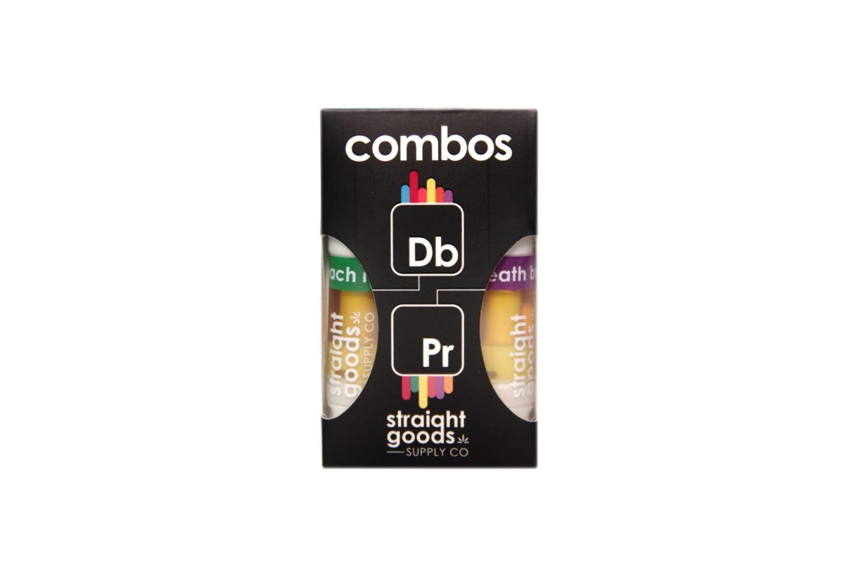 Buy Straight Goods – 2 In 1 Combo – Death Bubba (INDICA) x Peach Ringz (INDICA) Cartridges at MMJ Express Online Shop