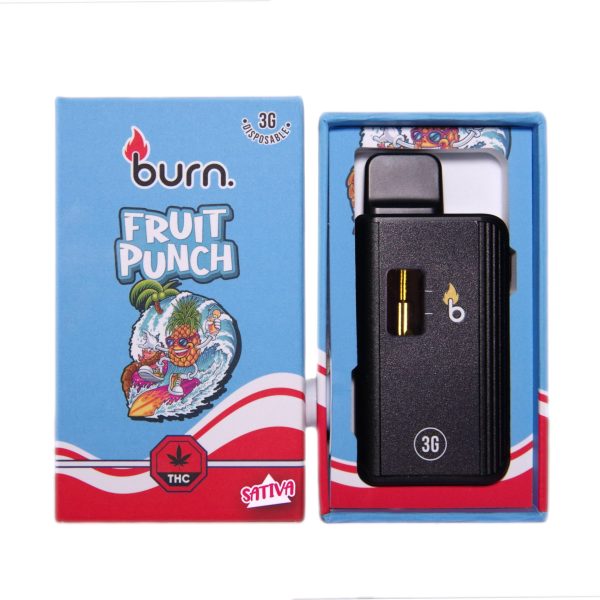 Buy Burn Extracts – Fruit Punch 3ML Mega Sized Disposable Pen (Sativa) at MMJ Express Online Shop