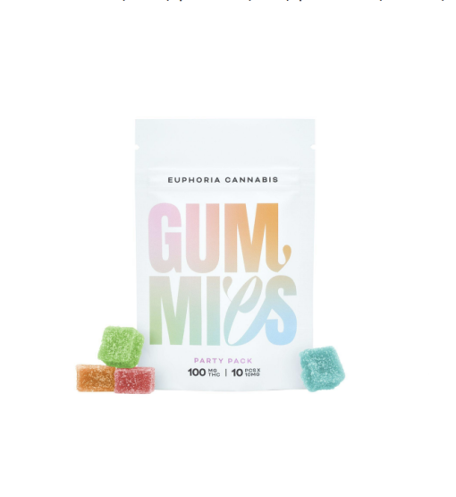 Buy Euphoria Cannabis – Party Pack Gummies 100MG THC at MMJ Express Online Shop