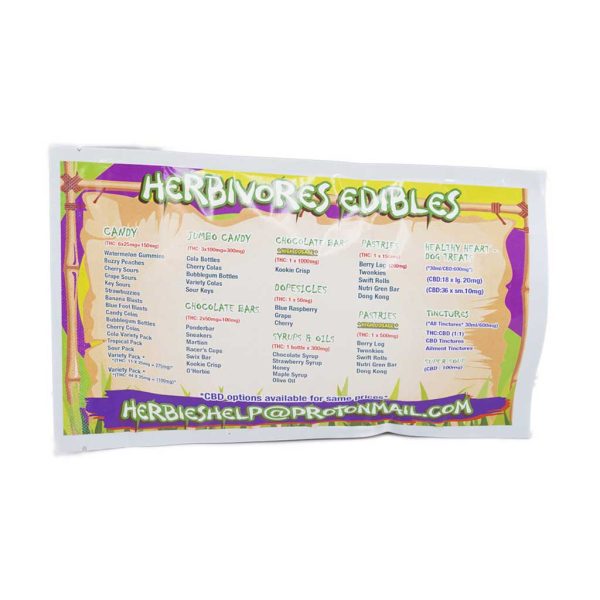 Buy Herbivores Edibles - 44 Multi-pack Variety Candy 1100MG THC at MMJ Express Online Shop