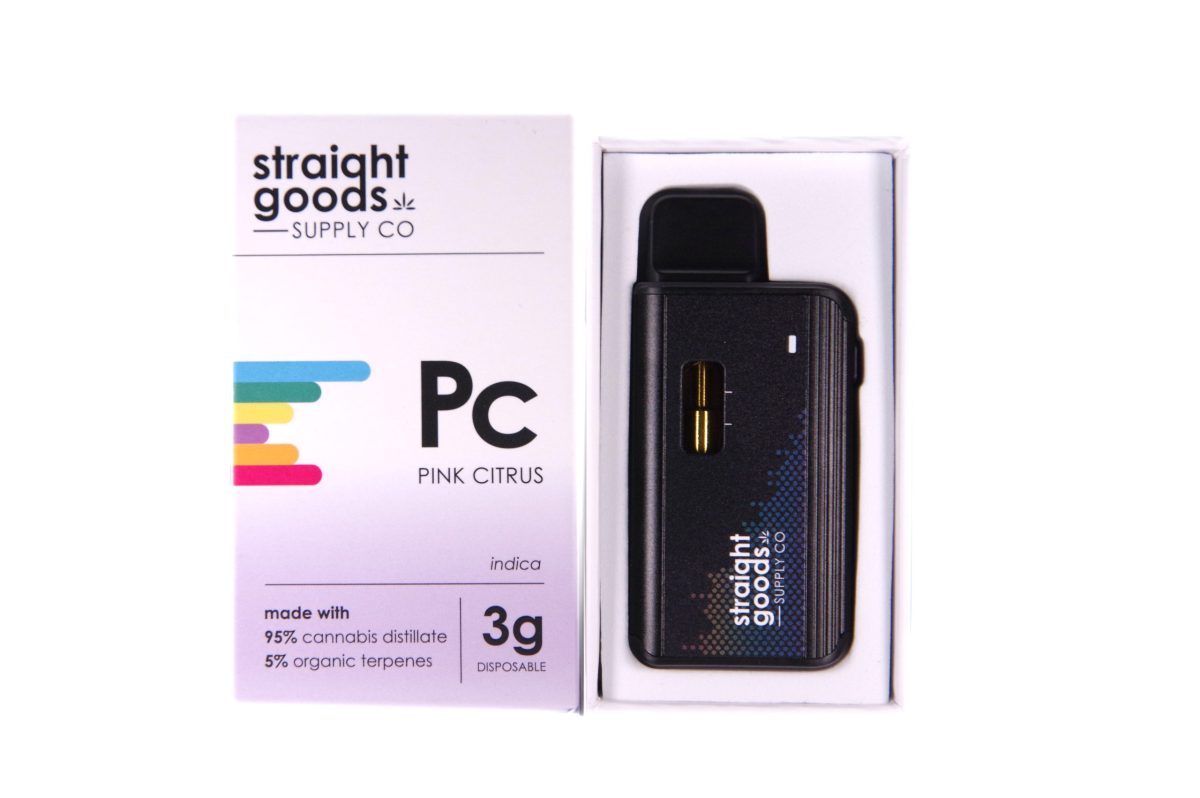 Buy Straight Goods - Pink Citrus 3G Disposable Pen (Indica) at MMJ Express Online Shop