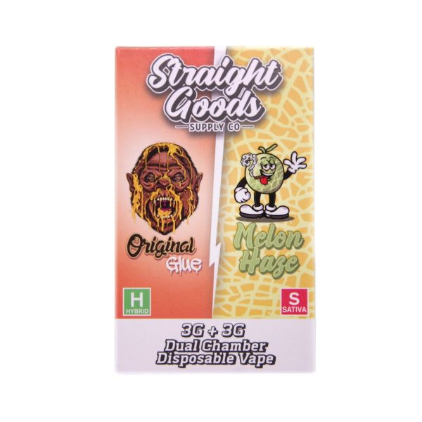Buy Straight Goods – Dual Chamber Vape – Original Glue + Melon Haze 6G THC at MMJ Express Online Shop
