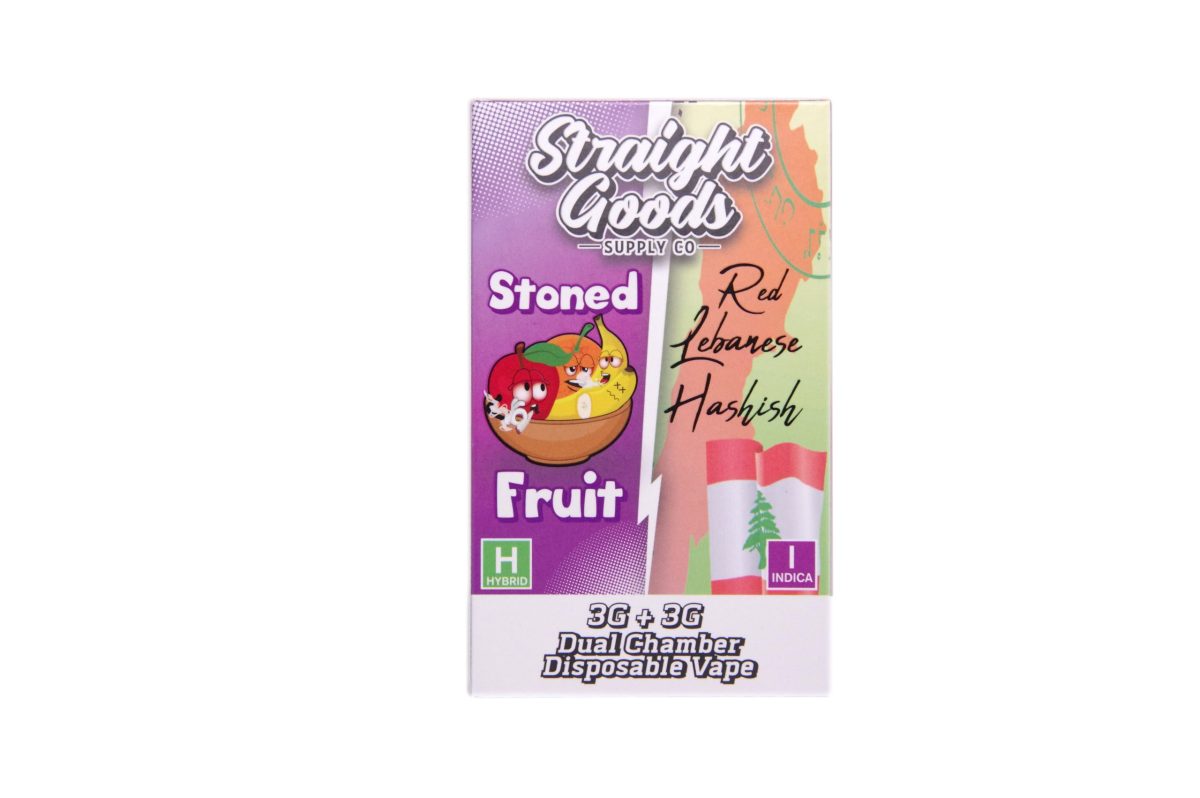 Buy Straight Goods – Dual Chamber Vape – Stoned Fruit + Red Lebanese Hash 6G at MMJ Express Online Shop