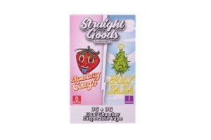 Buy Straight Goods – Dual Chamber Vape – Strawberry Cough + Honey Zaza 6G THC at MMJ Express Online Shop
