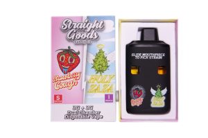 Buy Straight Goods – Dual Chamber Vape – Strawberry Cough + Honey Zaza 6G THC at MMJ Express Online Shop