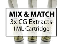 Buy CG Extracts - Premium Concentrates Carts 1ML Mix N Match 3 at MMJ Express Online Shop