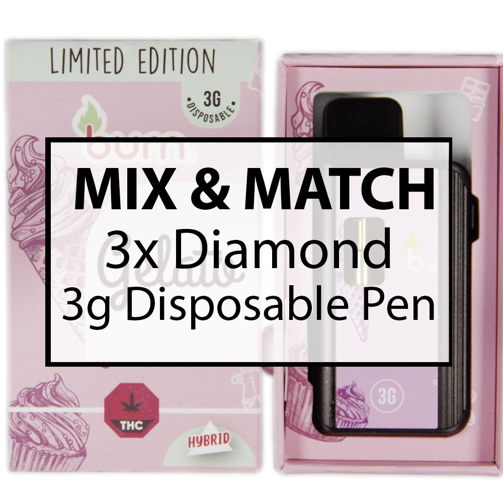 Buy Diamond Concentrates - 3G Disposable Vape Pen Mix And Match 3 at MMJ Express Online Shop