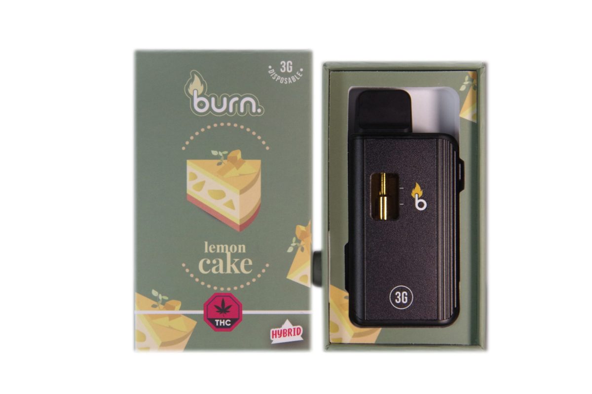 Buy Burn Extracts – Lemon Cake 3ML Mega Sized Disposable Pen at MMJ Express Online Shop