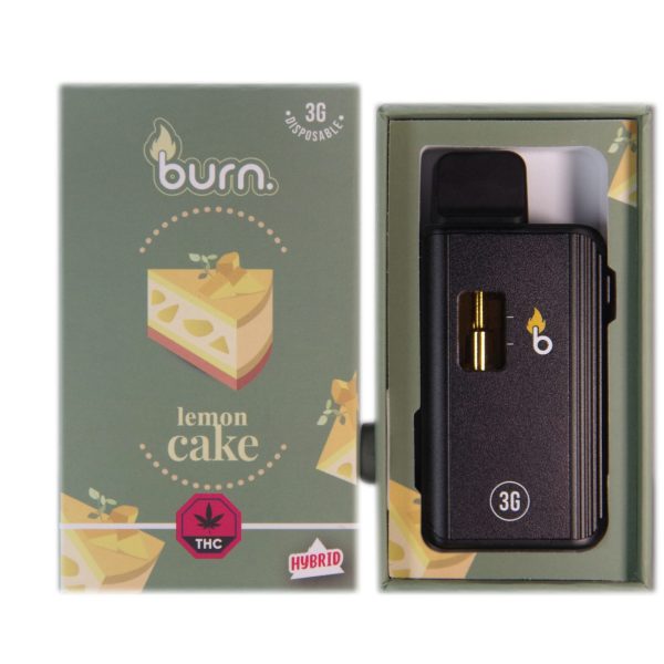 Buy Burn Extracts – Lemon Cake 3ML Mega Sized Disposable Pen at MMJ Express Online Shop