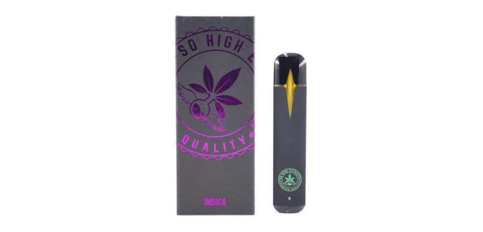 Experience the serene embrace of So High Extracts 2G Disposable Pen – Mango Kush. This disposable pen seamlessly combines convenience and quality. 