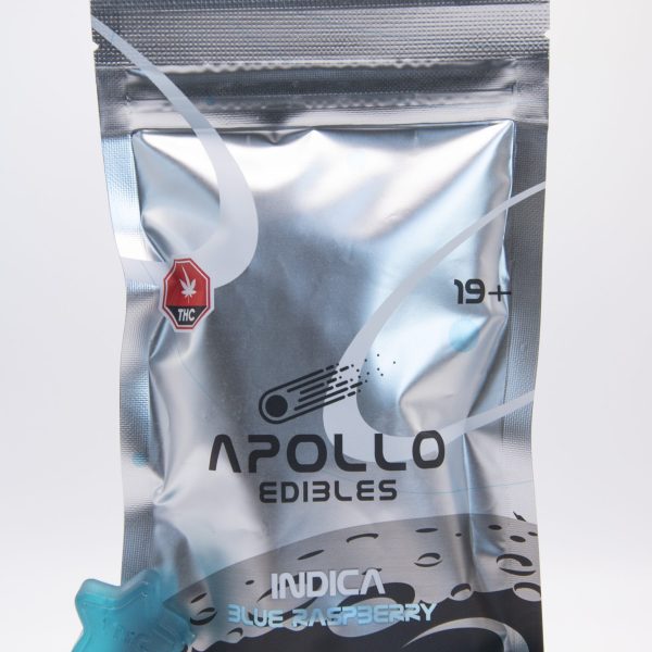  Buy Apollo Edibles – Blue Raspberry Shooting Stars 3000MG THC (INDICA) at MMJ Express Online Shop