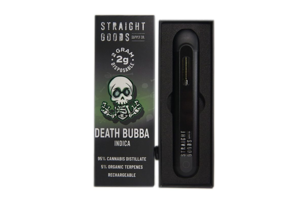 Buy Straight Goods – Death Bubba 2G Disposable Pen (Indica) at MMJ Express Online Shop