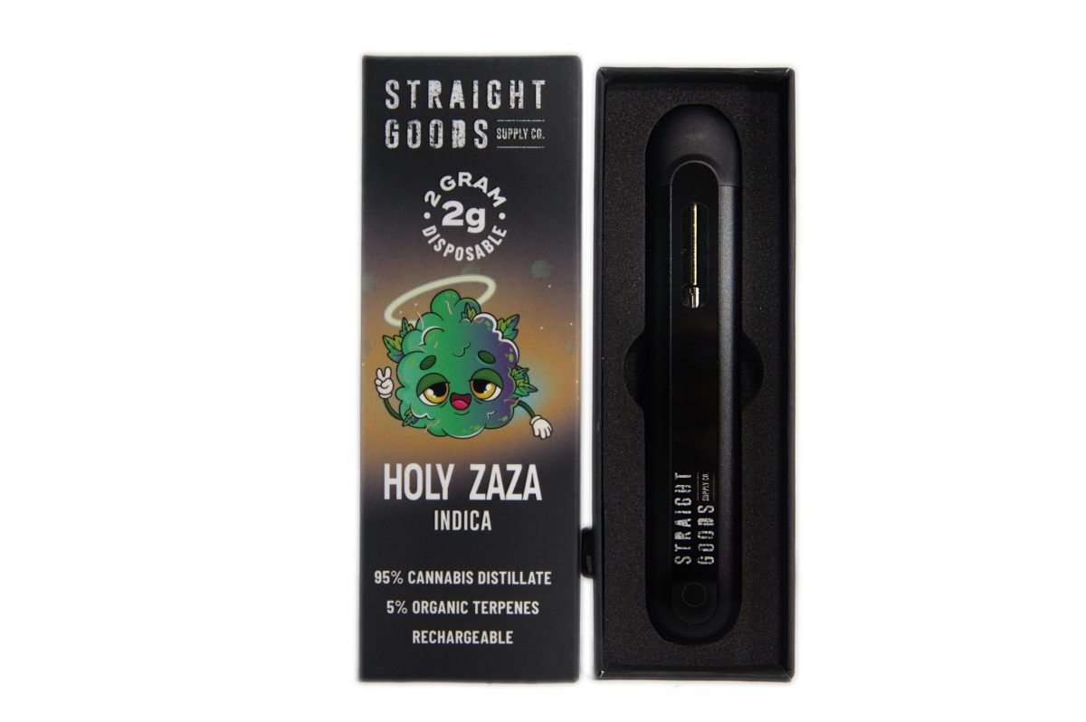 Buy Straight Goods – Holy ZaZa 2G Disposable Pen (Indica) at MMJ Express Online Shop