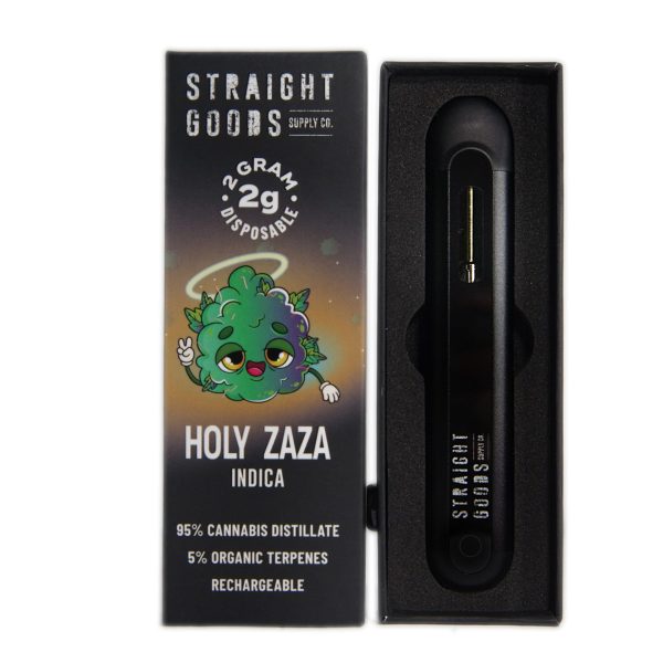 Buy Straight Goods – Holy ZaZa 2G Disposable Pen (Indica) at MMJ Express Online Shop