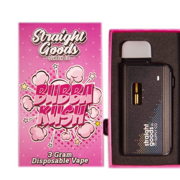 Buy Straight Goods - Bubba Kush 3G Disposable Pen (Indica) at MMJ Express Online Shop