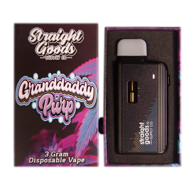 Buy Straight Goods – Granddaddy Purple 3G Disposable Pen (Indica) at MMJ Express Online Shop