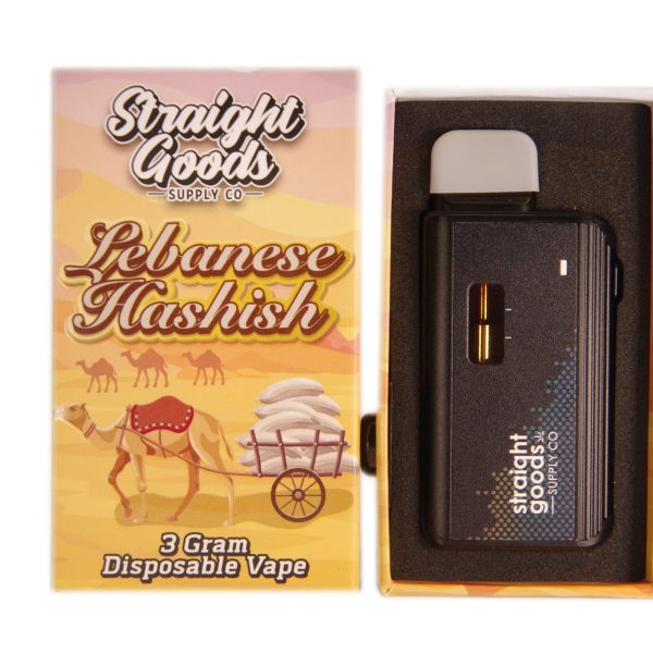 Buy Straight Goods - Lebanese Hashish 3G Disposable Pen (Indica) at MMJ Express Online Shop