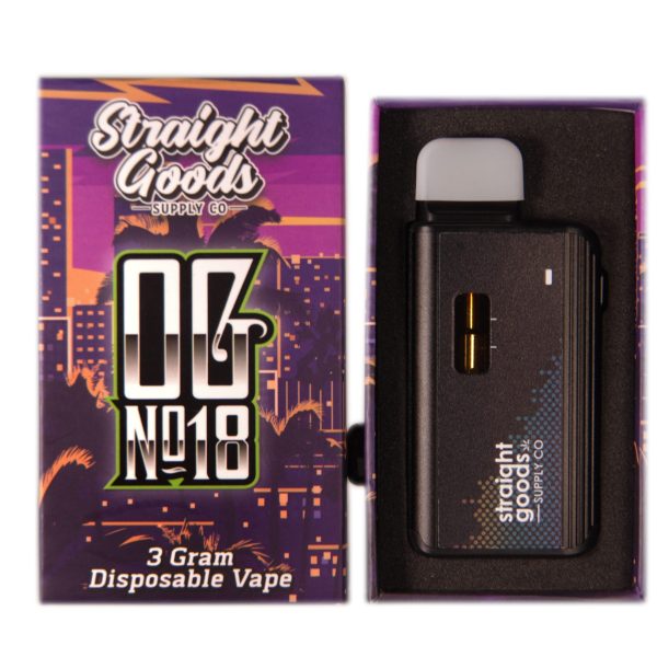 Buy Straight Goods – OG No 18 3G Disposable Pen (Indica) at MMJ Express Online Shop