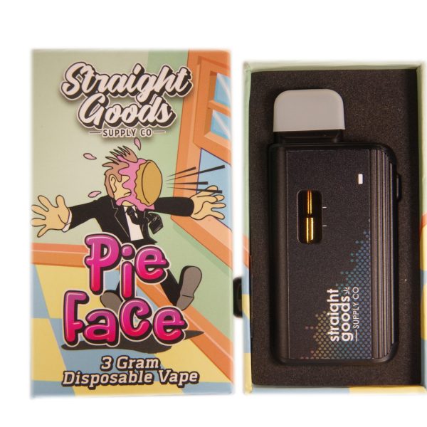 Buy Straight Goods - Pie Face 3G Disposable Pen (Indica) at MMJ Express Online Shop