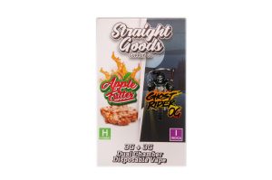Buy Straight Goods – Dual Chamber Vape – Apple Fritter + Ghost Rider OG 6G THC at MMJ Express Online Shop