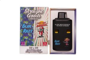 Buy Straight Goods – Dual Chamber Vape – Blue Razz + Super Sour Diesel 6G THC at MMJ Express Online Shop