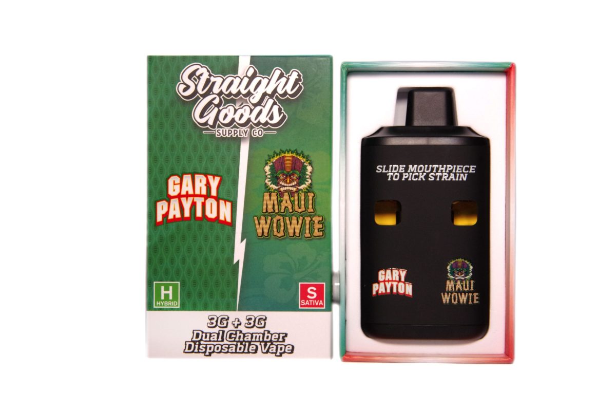 Buy Straight Goods – Dual Chamber Vape – Gary Payton + Maui Wowie 6G THC at MMJ Express Online Shop