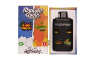 Buy Straight Goods – Dual Chamber Vape – Gas Cake + Tangerine Haze 6G THC at MMJ Express Online Shop