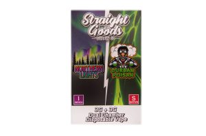 Buy Straight Goods – Dual Chamber Vape – Northern Lights + Durban Poison 6G THC at MMJ Express Online Shop