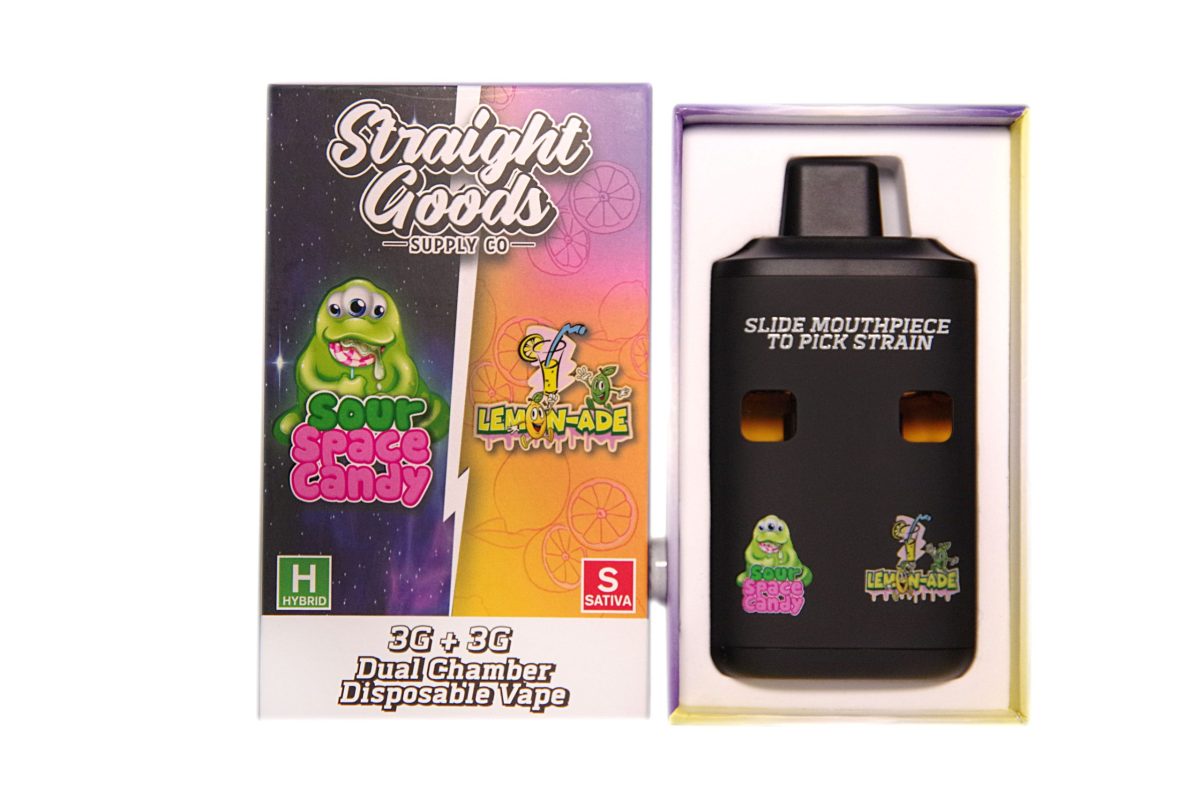 Buy Straight Goods – Dual Chamber Vape – Sour Space Candy + Lemon-Ade 6G THC at MMJ Express Online Shop