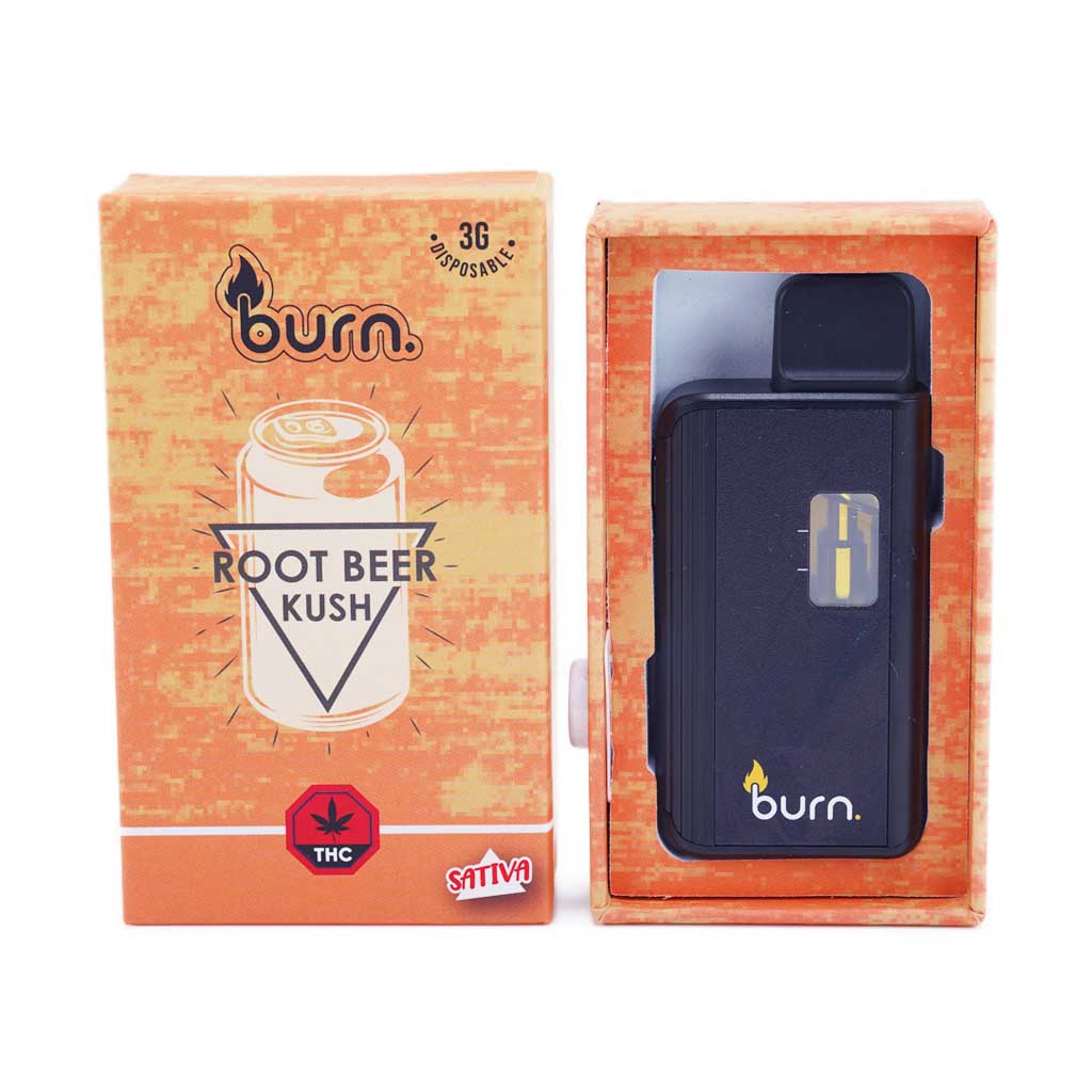Buy Burn Extracts - Root Beer 3ML Mega Sized Disposable Pen (SATIVA) at MMJ Express Online Shop