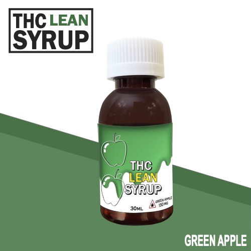 Buy THC Lean Syrup – Green Apple 150MG THC at MMJ Express Online Shop