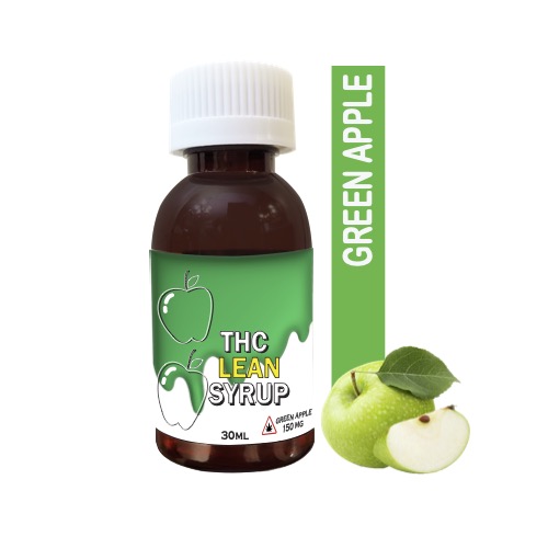 Buy THC Lean Syrup – Green Apple 150MG THC at MMJ Express Online Shop