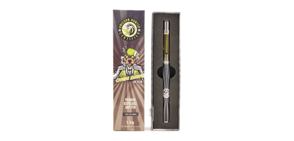 Order weed online with a potent touch and flavourful appeal with our Unicorn Hunter Concentrates - Chemdawg Vape.