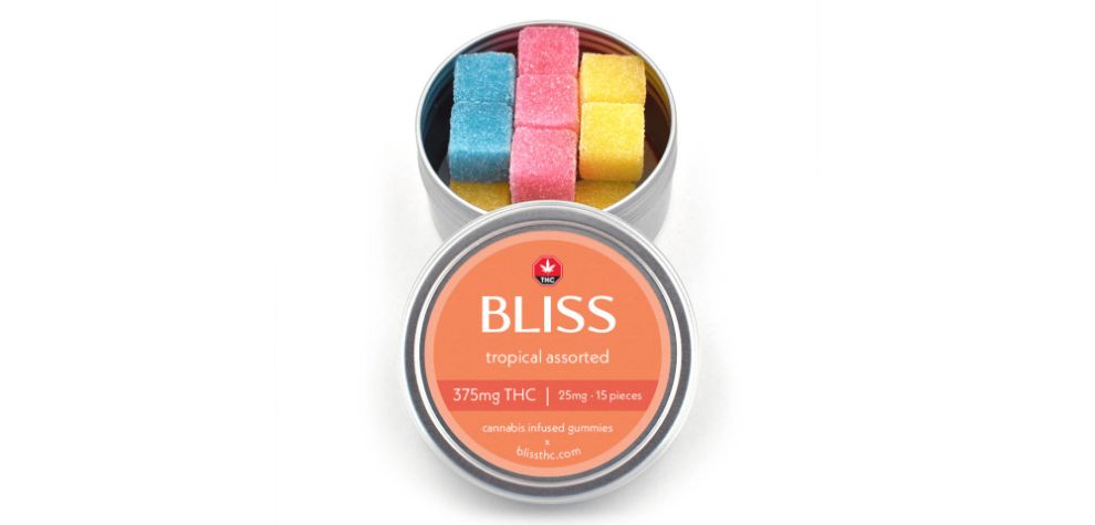 If you're craving something naughty and sinfully sweet, visit your cannabis store online and chew on some of these Bliss – Tropical Assorted Cannabis Infused Gummies 375MG THC. 